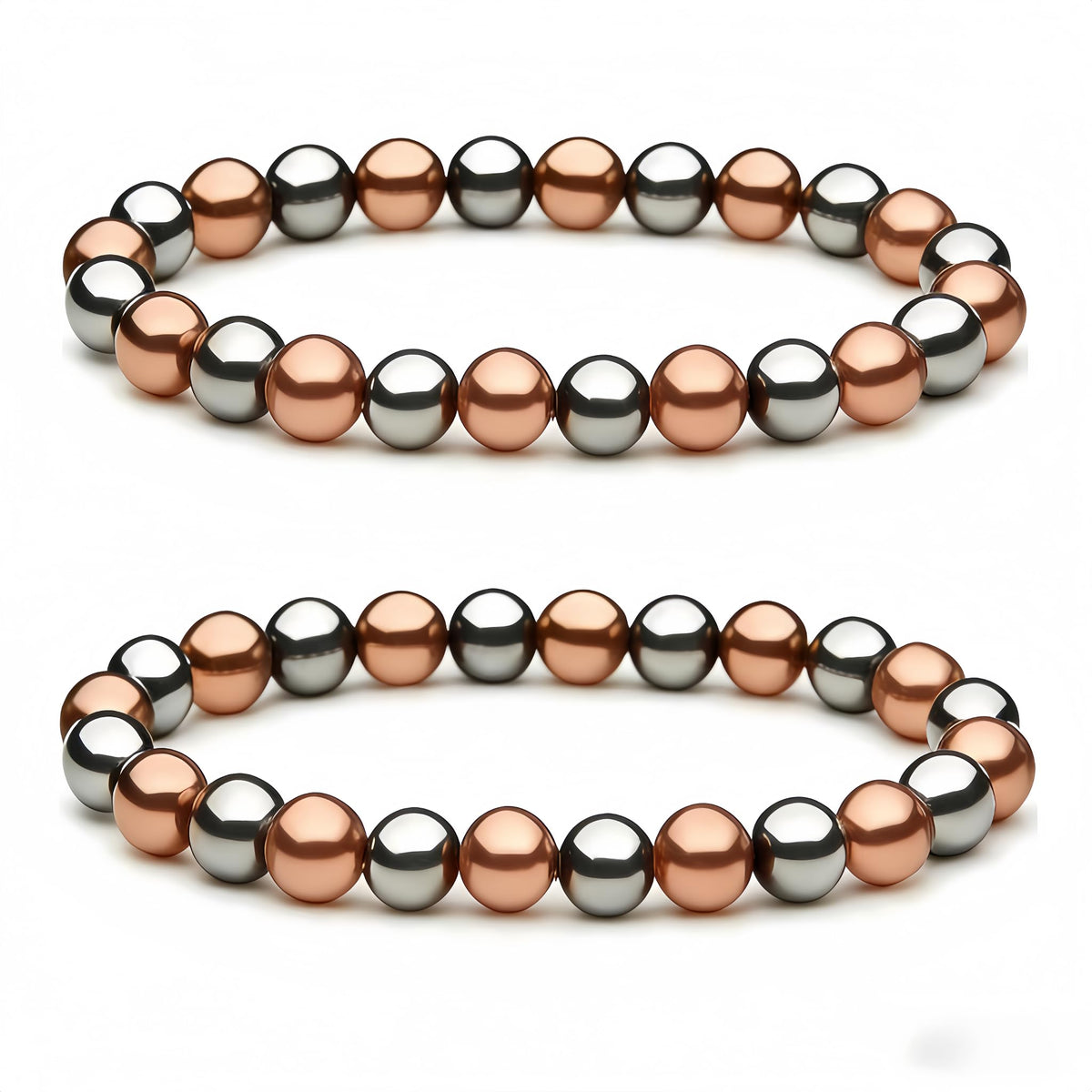 Drkao bracelet cuivre magnétique hematite, ensemble élégant prêt à offrir au quotidien