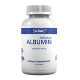 Dr.K&C Premium Albumin – boîte et flacon visibles, énergie potentielle.