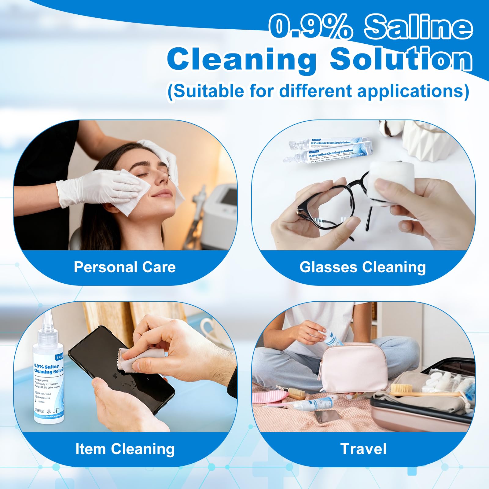Drosoking Saline utilisation à la maison, routine d'hygiène douce.