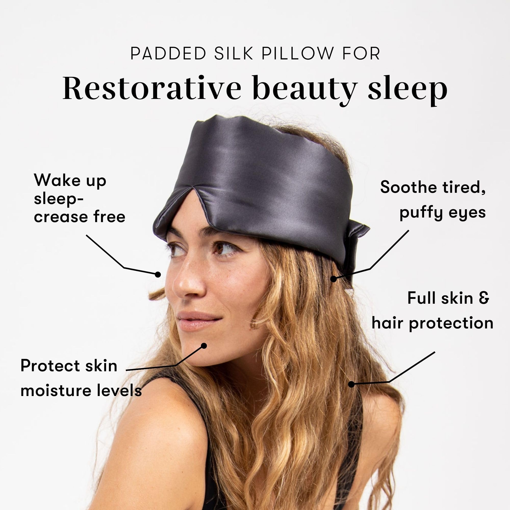 Rembourrage nid-douillet du masque Drowsy pour un confort enveloppant durable.