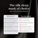 Masque Drowsy protège peau et cheveux grâce à sa soie lisse
