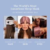 Drowsy 22mommes masque en soie pour douceur et confort.