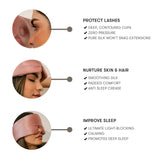 Masque Drowsy – bandeau ajustable pour un maintien personnalisé.