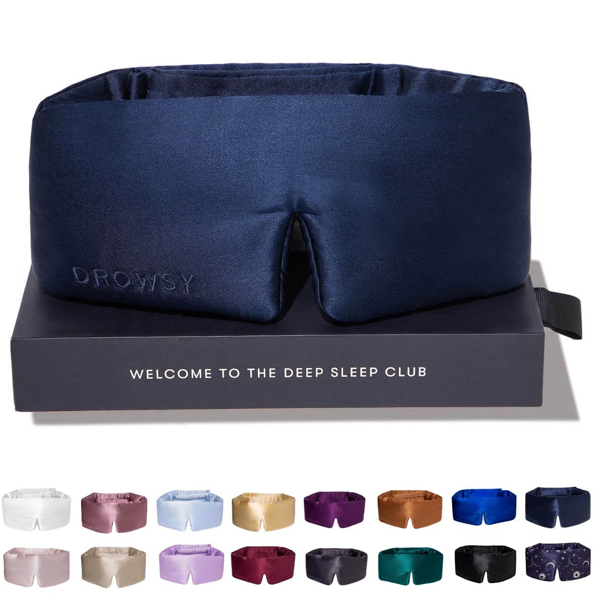 Drowsy masque en soie, emballage luxe prêt à offrir