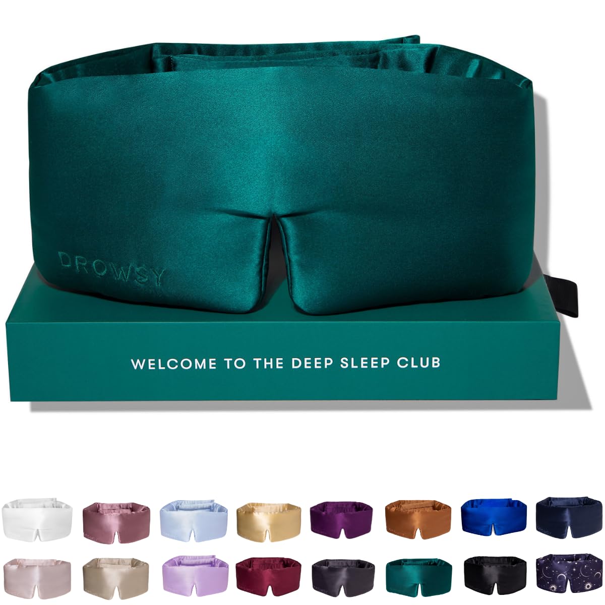 Masque Drowsy épouse le visage pour un repos profond sans lumière.