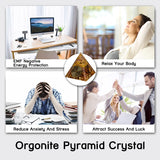DRTMLY pyramide mini, cadeau sensible et idéal pour espace personnel.