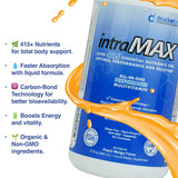 Composition intraMAX riche en nutriments essentiels.