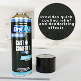 Drycast tube allongé permet d’appliquer le spray dans les zones difficiles sous le plâtre
