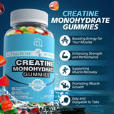 DRZIHOOCH Gommes de Créatine, prises quotidiennes faciles pour soutenir vos séances.