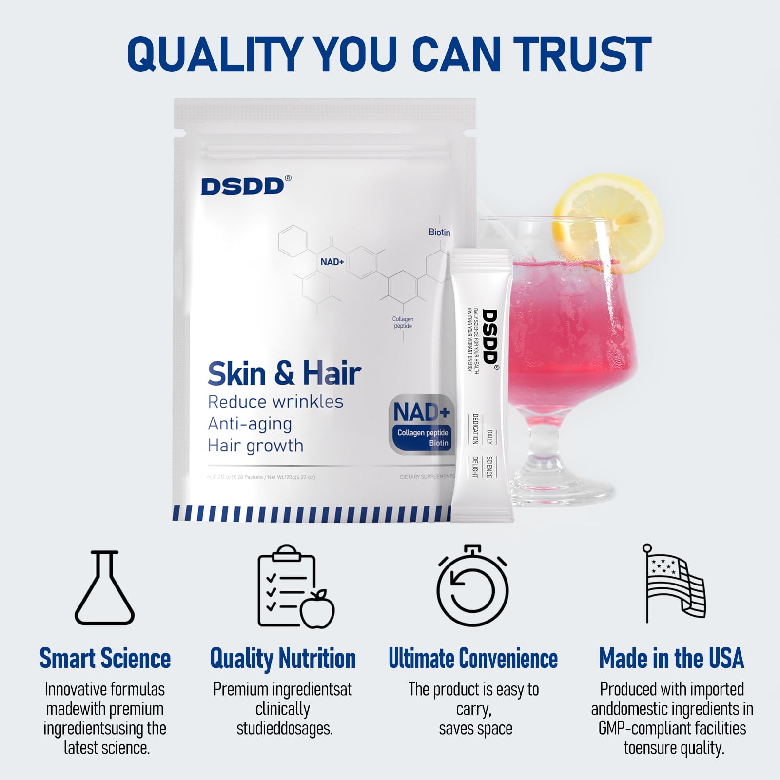 DSDD Biotine, prise matinale, routine beauté simplifiée.
