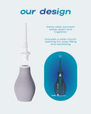 Du silicone médical sans BPA sécurité et confort au toucher.