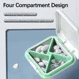 DUBSTAR compartiments amovibles pour pilules et compléments, configuration flexible.