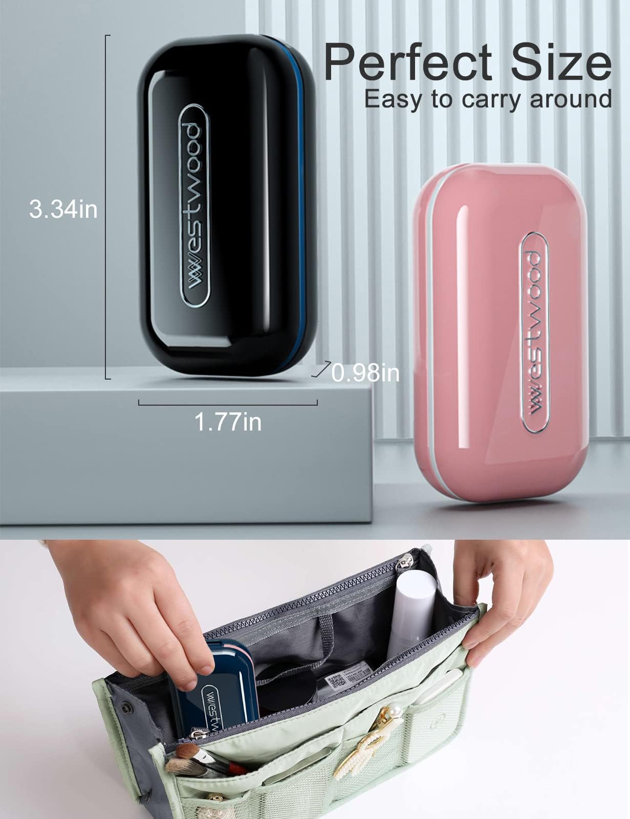 DUBSTAR Petit Coupe-Pilules format compact idéal pour la poche.