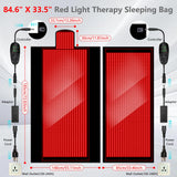 DUBUXW système LED rouges et infrarouges, couverture corporelle étendue.