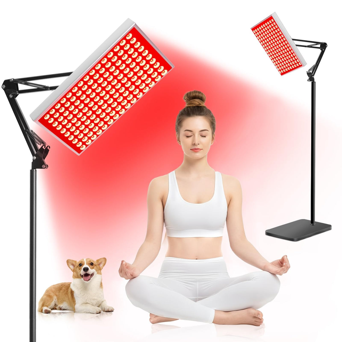 Lampe DUGSDG rouge-visage-corps: détente et peau lumineuse.