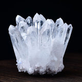 Groupe quartz DUKIZA, beauté naturelle et éclat irisé sur votre étagère.
