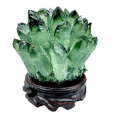 DUKIZA quartz vert – groupe naturel pour ambiance zen