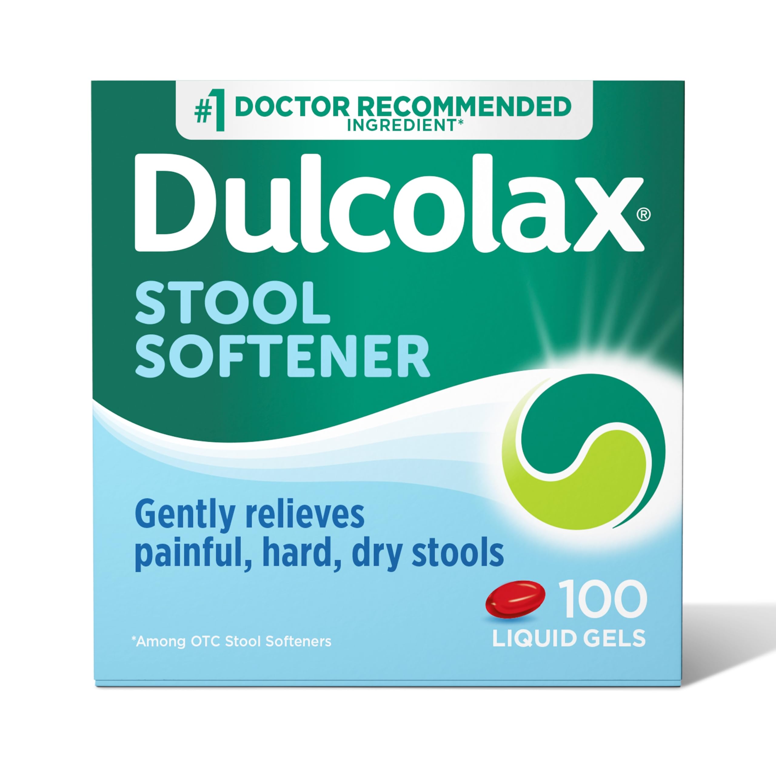 Gélules Dulcolax liquides assouplissantes dans la boîte, usage pratique.