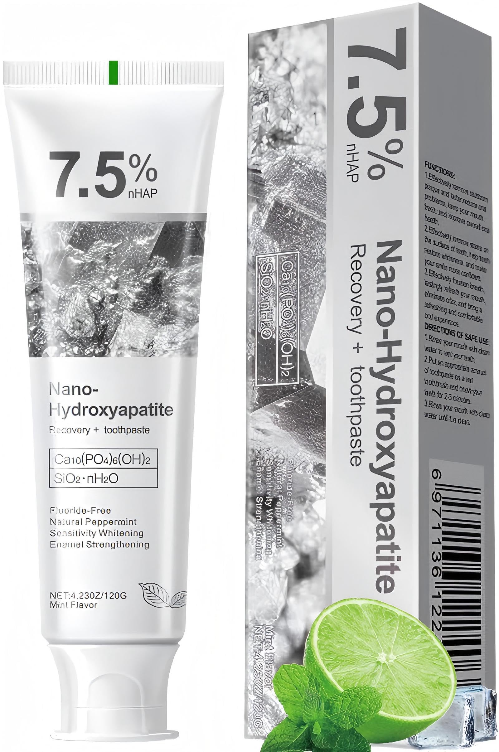 DUOYINTL dentifrice apatite 7-5 tube protège l'émail et offre une fraîcheur durable