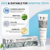 DUOYINTL Dentifrice Hydroxyapatite 75-texture cremeuse: application douce