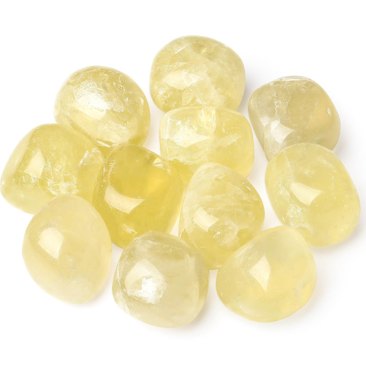 DUQGUHO Citrine — pierres polies irrégulieres 200 g pour décoration.