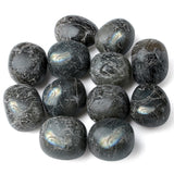 DUQGUHO Labradorite, pierres irregulieres, décor intérieur avec reflets arc-en-ciel.