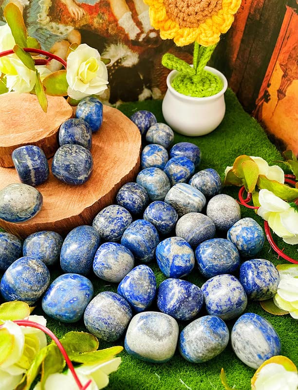DUQGUHO Lapis Lazuli: décor dans un vase, touche naturelle et lumineuse.