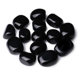 DUQGUHO obsidienne noire – pierres polies pour décoration et protection contre les énergies négatives.