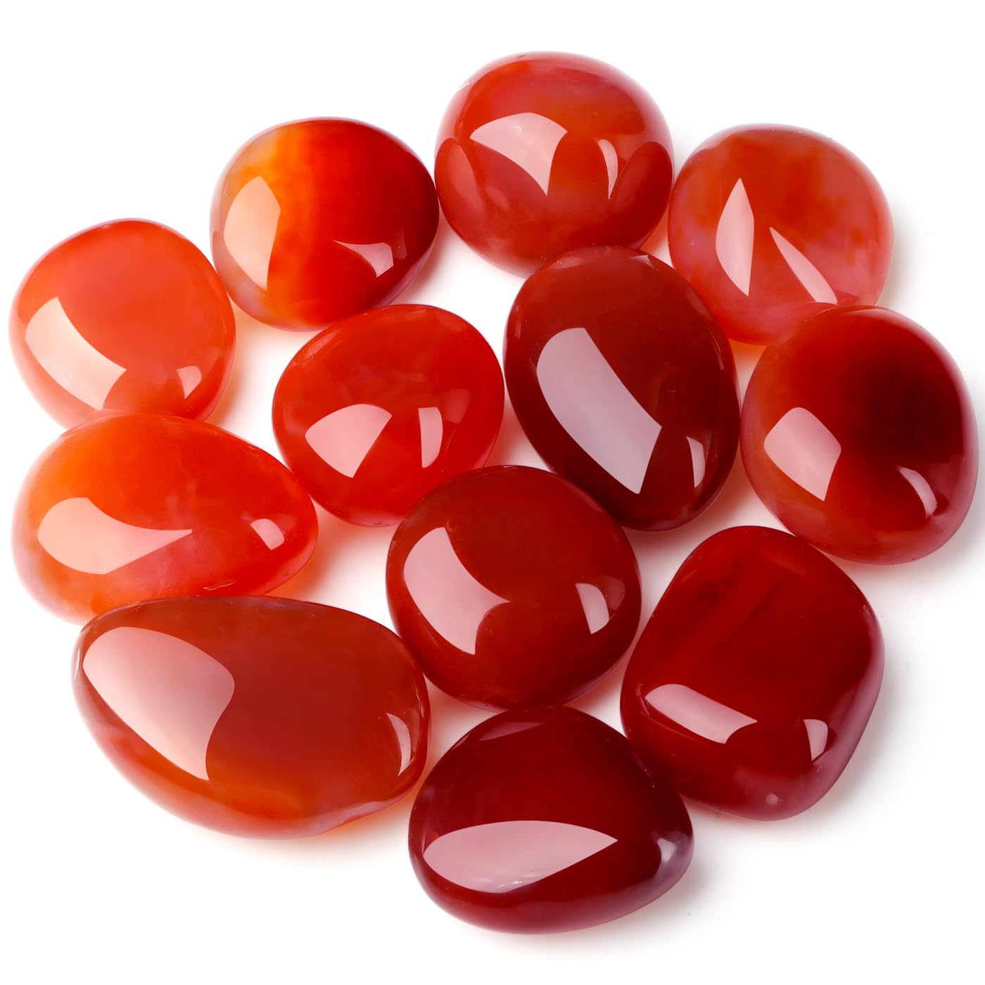 DUQGUHO pierre corneline rouge irregulier pour décoration et énergie visuelle naturelle.