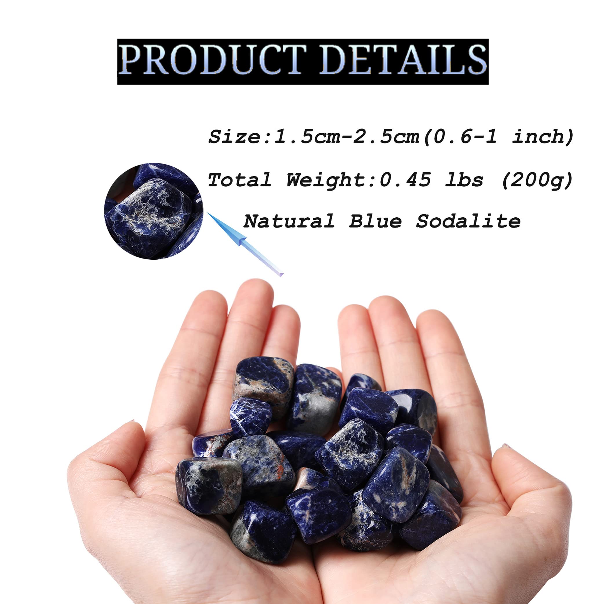 DUQGUHO sodalite bleue – pierres naturelles uniques, chaque pièce raconte une histoire