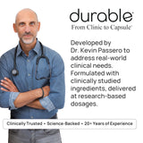 Durable CoQ10 avec quercétine, prise facile, absorption améliorée.