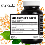 Durable CoQ10, fabrication américaine, contrôle qualité GMP.