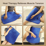 Coussin chauffant Durpeak dos et épaules, utilisation pratique au lit ou au bureau