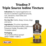 Applicateur-gouttes Durvet Triodine-7, precision d'application facilitant le dosage.