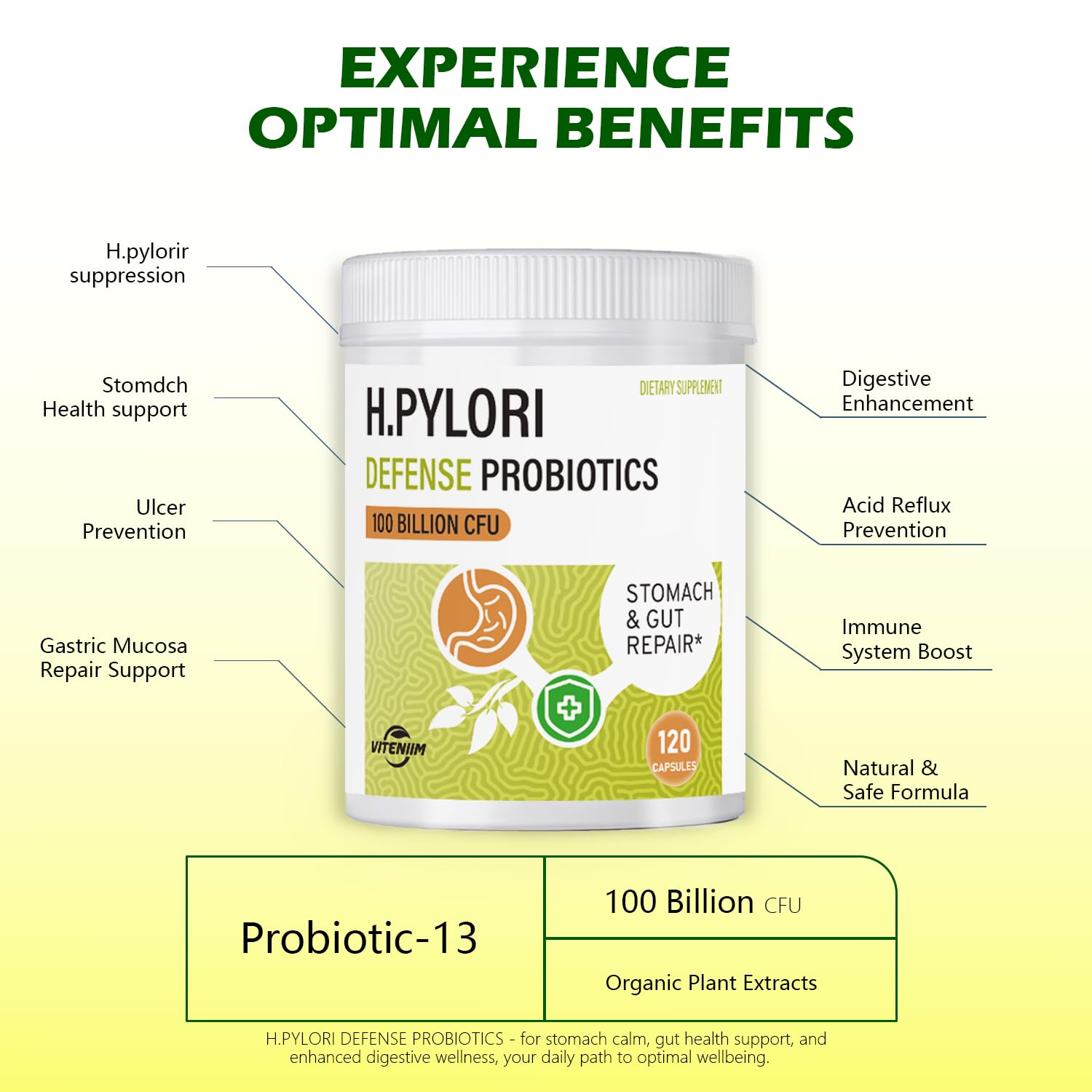 DUTYDiAG H. pylori Defense – gélules quotidiennes pour le soutien digestif.