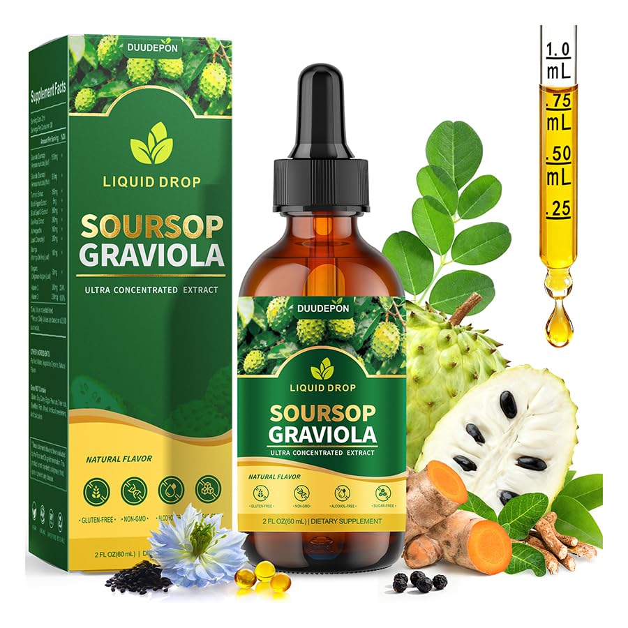 DUUDEPON Soursop Bitters, flacon mis en valeur pour votre routine bien-être