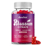 gommes duwhot citrate de potassium 1000mg dans une bouteille pratique.