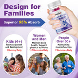 Duwhot calcium citrate gommes, emballage durable et recyclable.