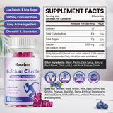 Duwhot calcium citrate gommes, gout mytille, prise facile pour une routine sante.