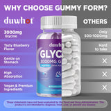 duwhot Glycine Gummies : sans gluten, convient à divers régimes.