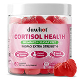Gomme duwhot Cortisol 15 en 1 – bouteille, soutien au calme et équilibre hormonal.