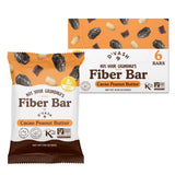 Barre fibre D’Vash cacao et beurre de cacahuète, collation riche en fibres et goût gourmand.