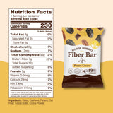 Barres fibre D’Vash Noix de pecan cacao, saveur riche et croquant