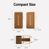 Design brun compact Dvches, pratique pour gagner de l’espace.