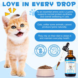 Flacon de 60 ml Dvoevivh Lysine pour chats et suivi durable