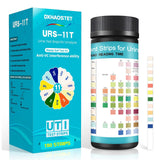 DXHAOSTET bandelettes urinaire 11 parametres, bouteille pratique pour auto-suivi.