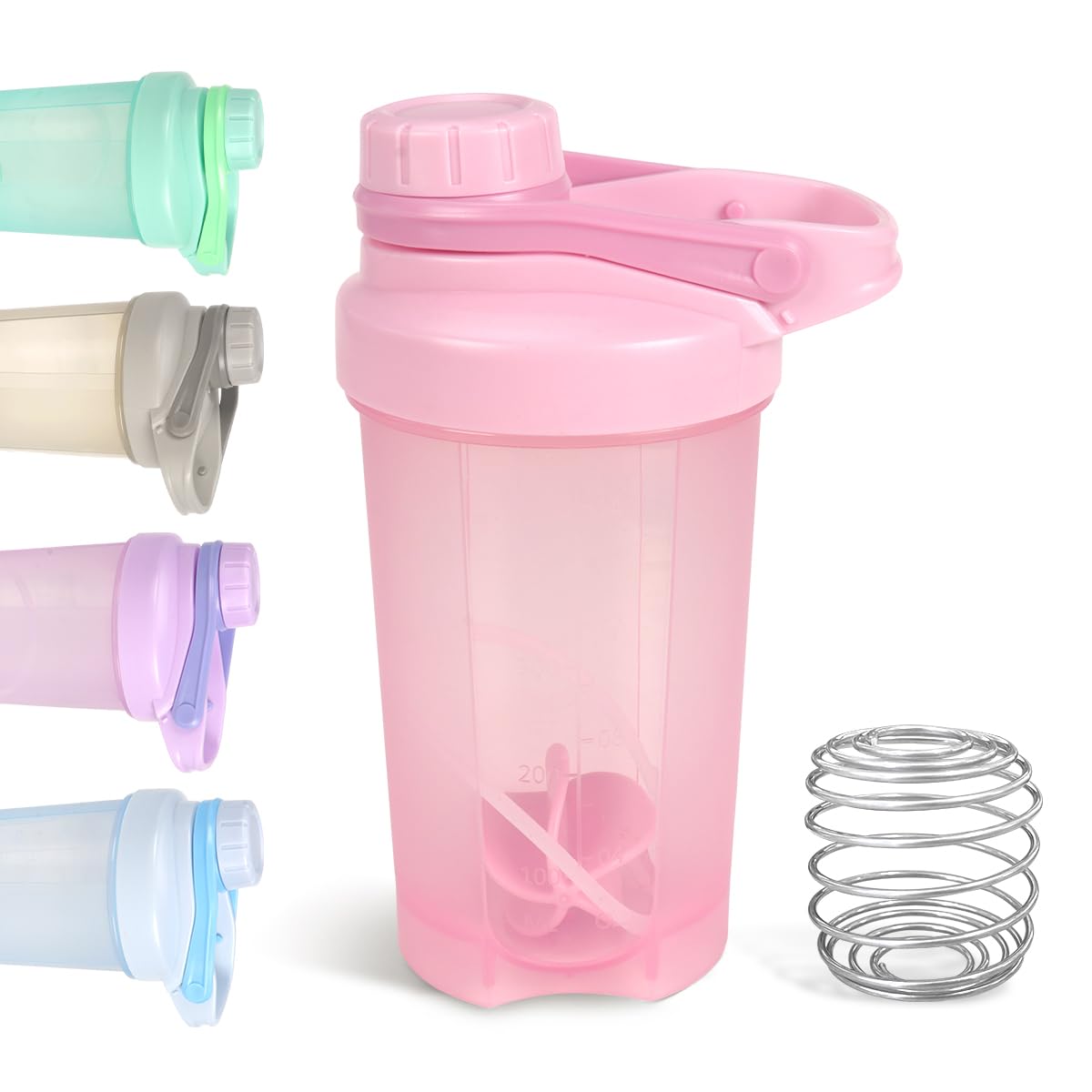 Gourde shaker D.Y.A 16oz avec ouverture large pour mélanger protéines et boissons.