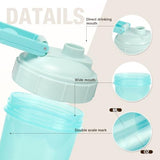 Shaker D.Y.A 16oz avec ouverture large facilitant le remplissage et le lavage.