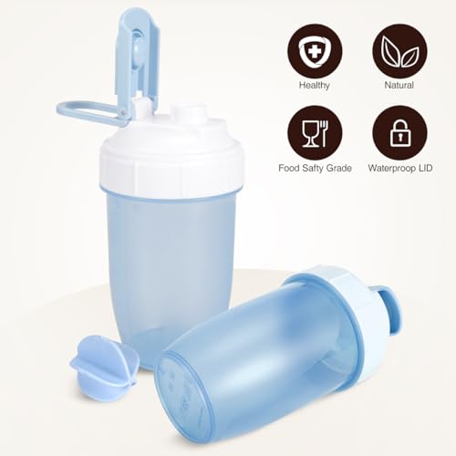 Shaker D.Y.A sans BPA en PP/PE, sécurité et durabilité.
