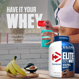 Étiquette nutrition Dymatize Elite pour informations claires